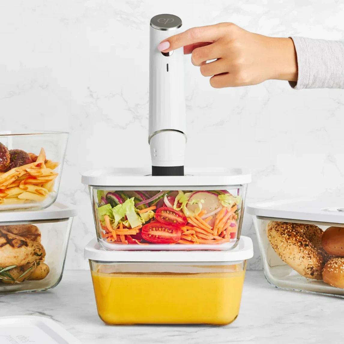 Handheld Vacuum Sealer for Food Storage – One-Touch Freshness Preservation
